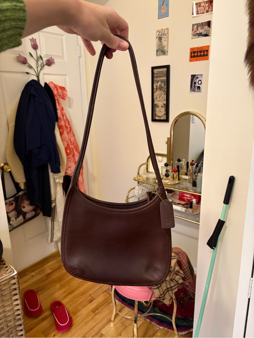Vintage Coach 90s mini Ergo hobo bag